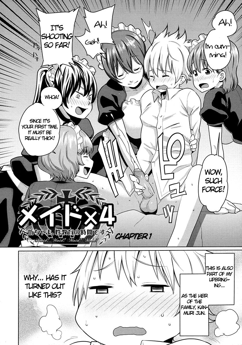 Hentai Manga Comic-Maid x4-Chapter 1-9